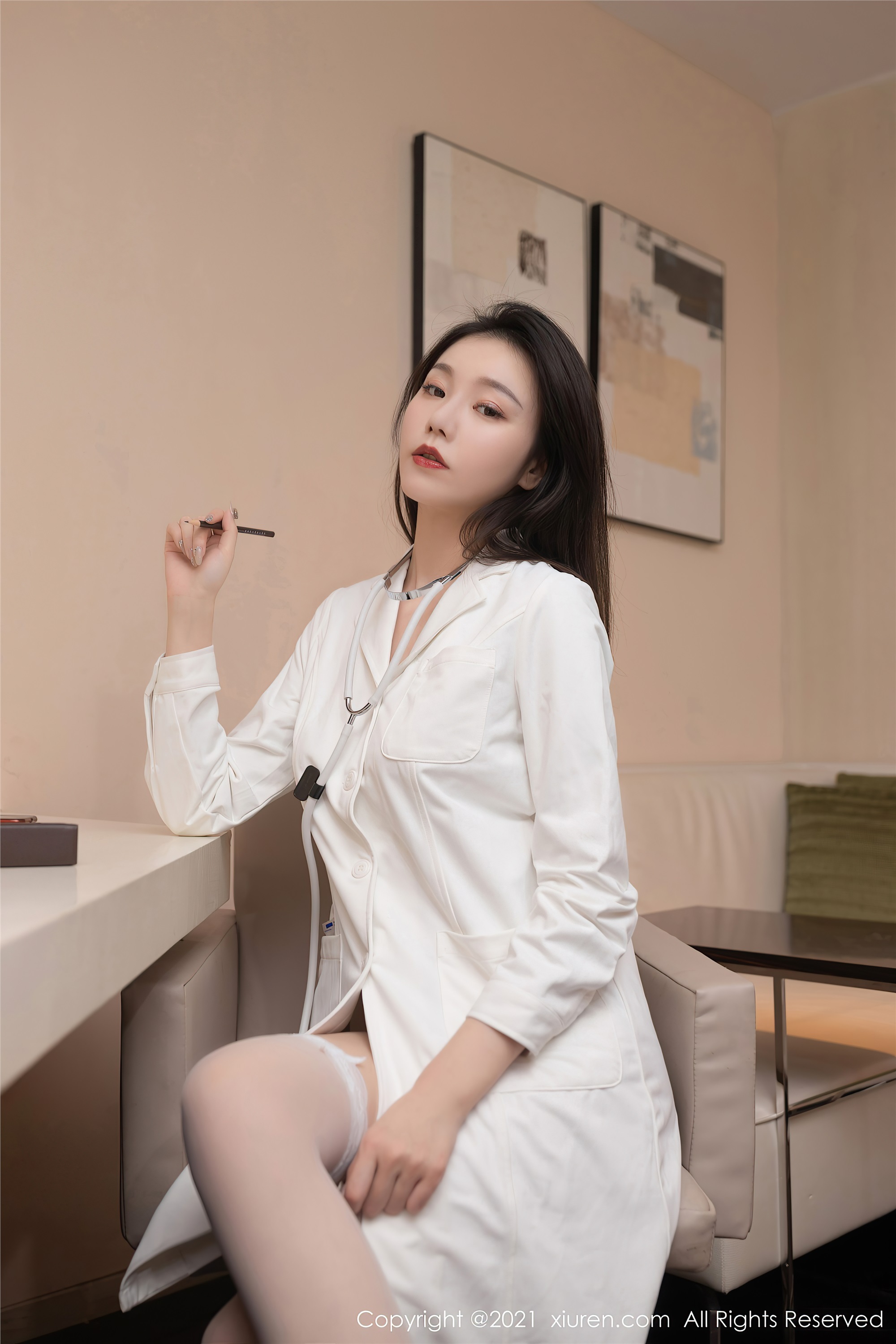 XiuRen秀人网  2021.03.11 No.3191 安然Maleah 家庭医生